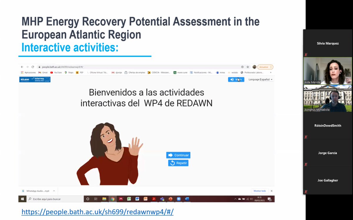 AgronomiaUCO's tweet photo. ¡Ya estamos en la sesión final de @RedawnAA! La investigadora @aidiwi presenta la app interactiva que se ha diseñado dentro del Work Package 4 💦 https://t.co/yt9J08rHz3