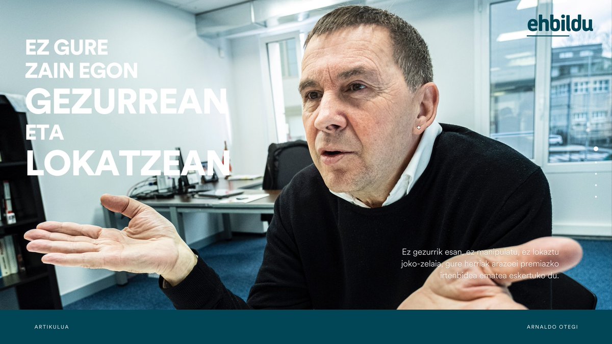 Arnaldo Otegi 🔻 tweet media