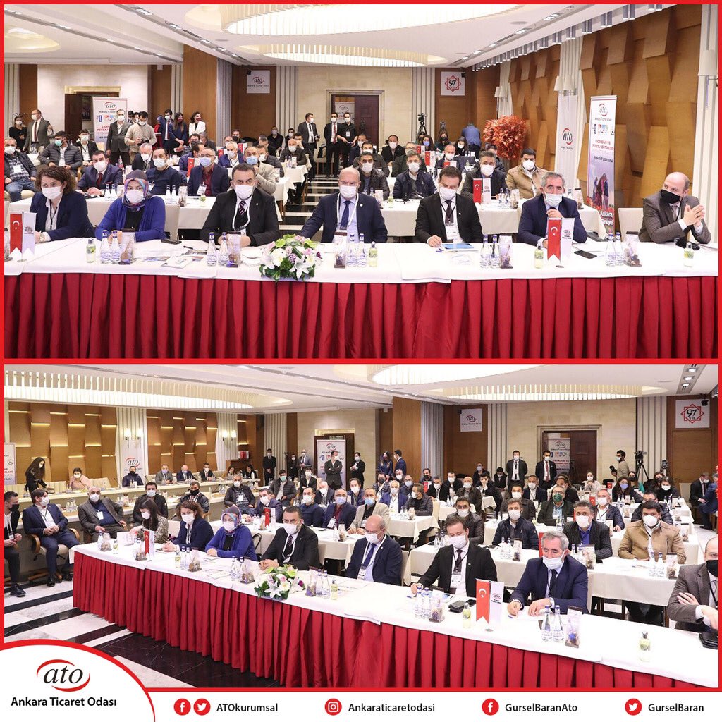 ATO Başkanı <a href="/GurselBaran/">Gürsel Baran</a> ve Başkan Yardımcısı <a href="/halilibrahimy_/">Halil İbrahim YILMAZ</a> #AnkaraTicaretOdası ev sahipliğinde gerçekleşen Çiçekçilik ve Peyzaj Sektörleri İstişare Toplantısı’na katıldı. ANFA Genel Müdürü Yıldırım Özer,