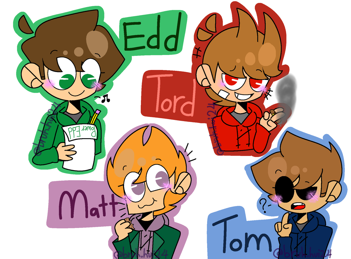 Hui246's tweet photo. The Gang 💚💜💙❤
Practicing..
练习中。。
#eddsworld #ew #eddsworldfandom #eddswrldfanart #ewfandom #ewfanart #eddsworldedd #eddsworldmatt #eddsworldtord #eddsworldtom #ewedd #ewmatt #ewtom #ewtord #myart #myartstyle #illustrationart #illustration #digitalart #绘画作品 #画画 https://t.co/i7VIkG7Z1y
