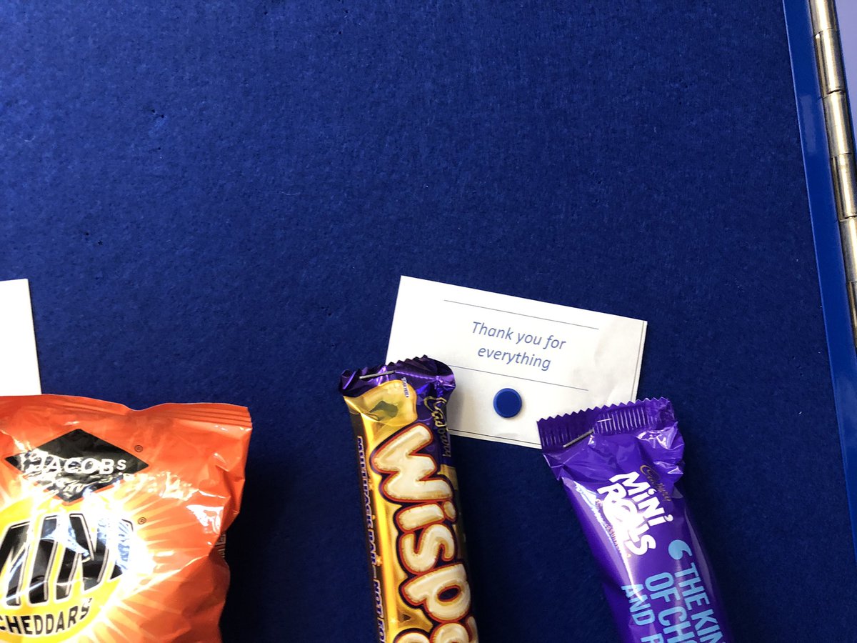VBriody_Head's tweet photo. Borrowed this idea from another Headteacher. Reminds me of a 90’s school tuck shop! But very happy to be working with a team who are so committed to making this hard time just that little bit easier. A team, grab some sugar and keep smiling! https://t.co/lEs8EdVkOt