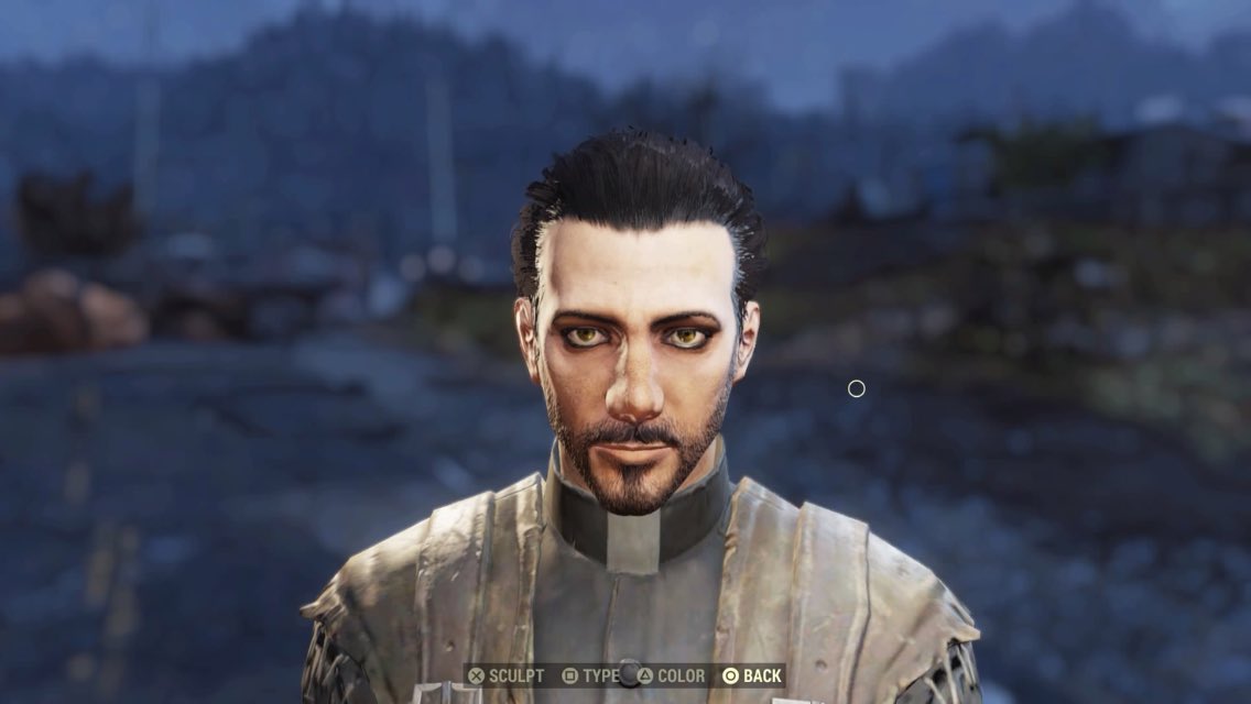 jd_author's tweet photo. @hale_appleman I miss @MagiciansSYFY so much I've created a #Fallout76 Eliot (as best I can). He's already discovered Nukashine. >_> https://t.co/GHsZWGMFH4