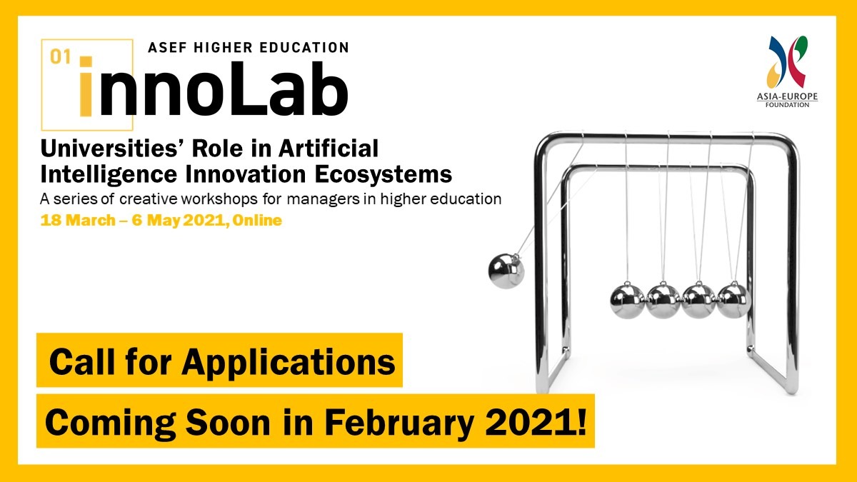 Erasmus_DAAD's tweet image. 👉Das 1. #ASEFInnoLab &quot;Role in Data Science and Artificial Intelligence (AI) Innovation Ecosystems&quot; lädt  #highered Manager aus Asien und Europa ein, Strategien zu diskutieren, wie Hochschulen ihre Rolle in dieser wissenschaftl. Disziplin stärken können.
ℹ️asef.org/news/open-call…