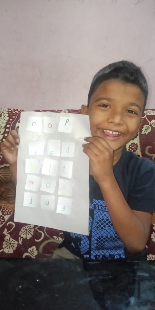 SAI_Edu_In's tweet image. CVC Puzzle

A CVC word is a word that is made up of a consonant vowel and consonant sounds. Today the tiny tots of KG II had an amazing recapitulation session on CVC words. 
#Recapitulation
#CVCpuzzle