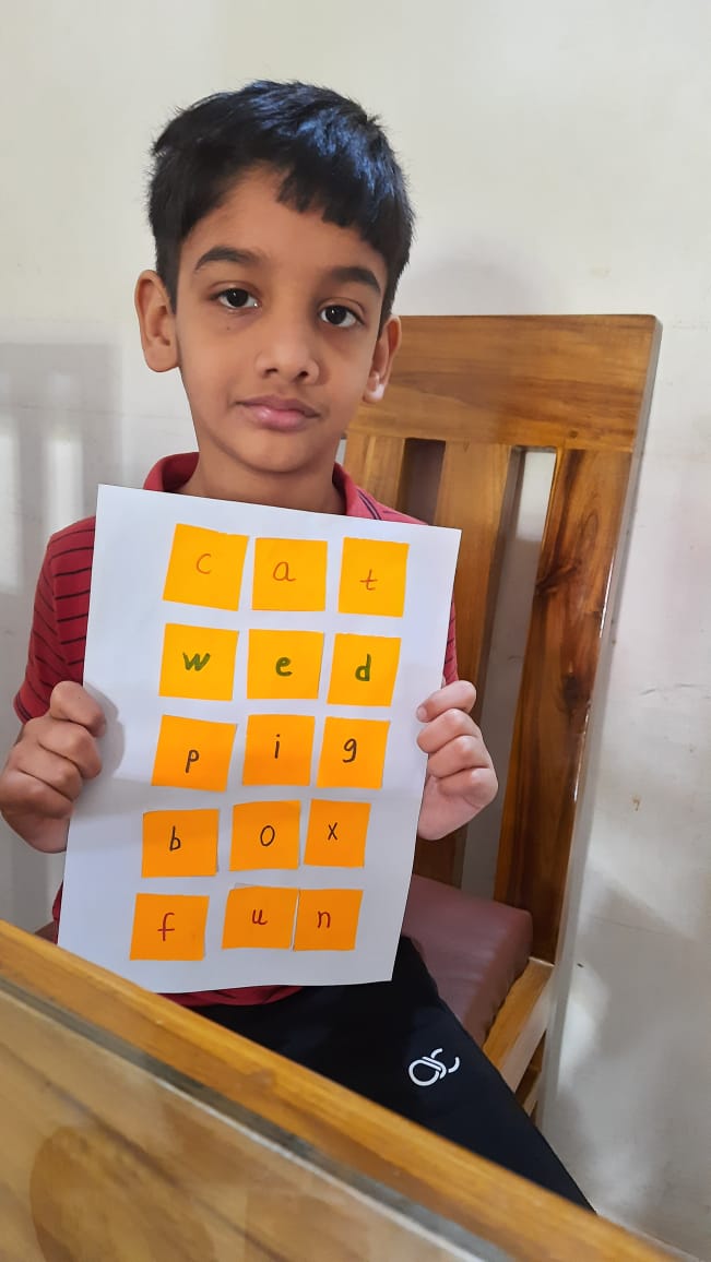 SAI_Edu_In's tweet image. CVC Puzzle

A CVC word is a word that is made up of a consonant vowel and consonant sounds. Today the tiny tots of KG II had an amazing recapitulation session on CVC words. 
#Recapitulation
#CVCpuzzle