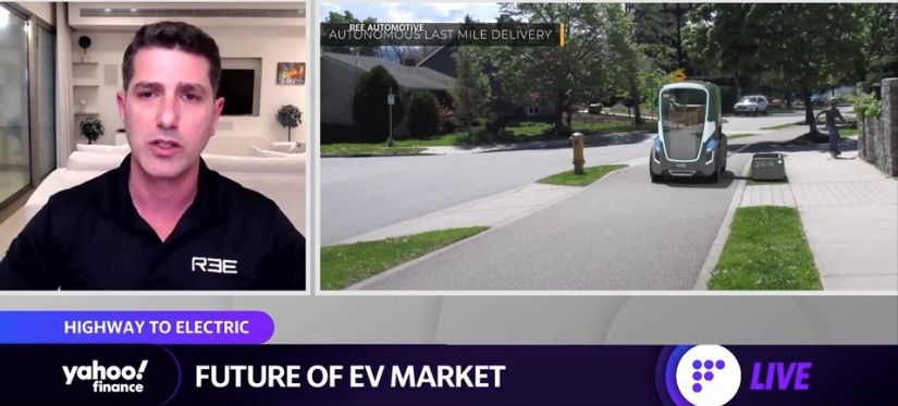ReeAutoOfficial's tweet image. Daniel Barel, REE’s Co-Founder &amp;amp; CEO, live on Yahoo Finance!
Daniel talks all about REE’s EV platforms that are future-proof and super modular in terms of size, battery and driving mode. 
See interview: yhoo.it/3cUFn5B
Disclaimer: bit.ly/3cESx6n
#ElectricVehicle