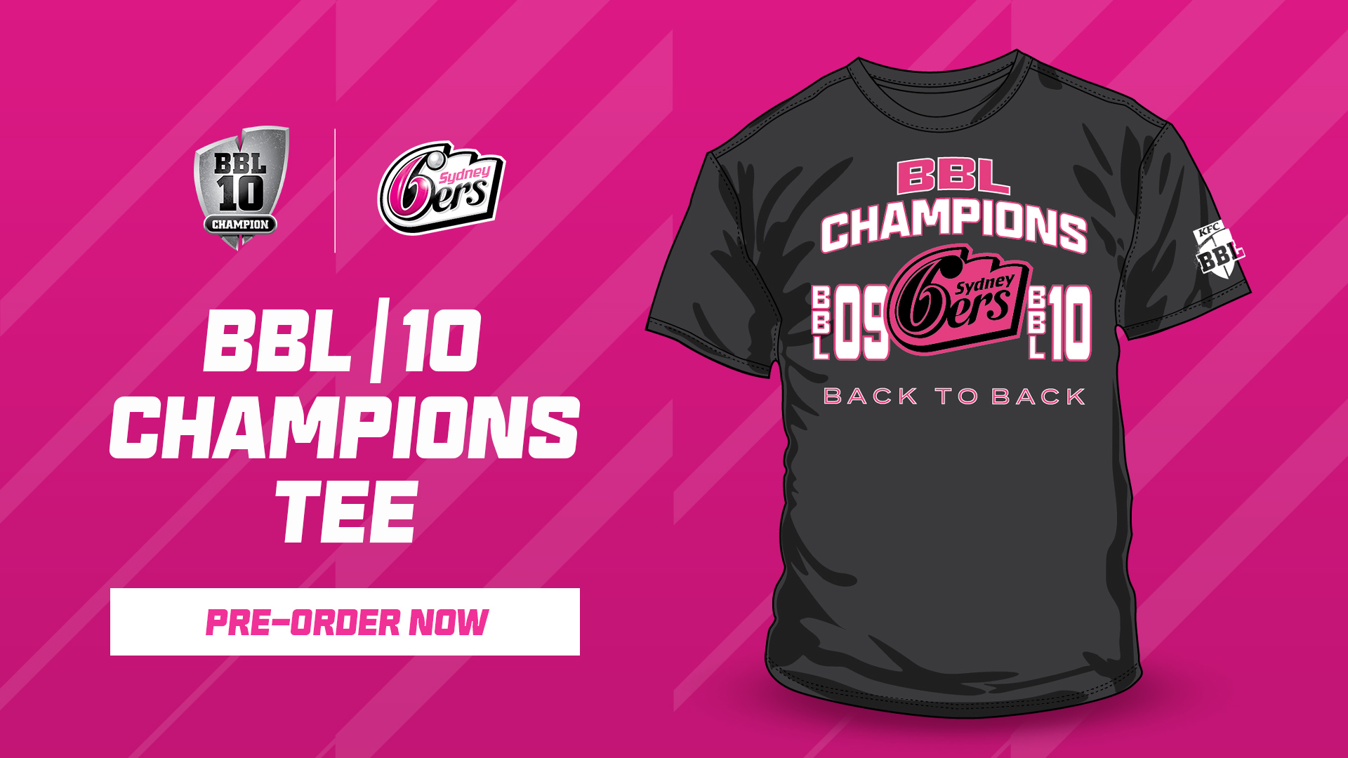 تويتر Sydney Sixers على تويتر l 10 Champions Merchandise And Memorabilia Is Now Available To Pre Order Back To Back Champions Tees T Co Pqk8pp5mn8 Memorabilia Piece T Co 6wairtx39q Smashemsixers l10 T Co