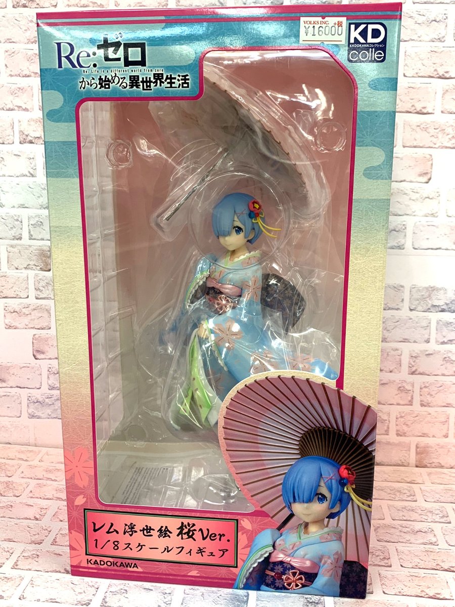 ボークス秋葉原ホビー天国２ ホビー天国1 4f フィギュア Kadokawa レム 浮世絵桜ver 好評販売中 以前発売された浮世絵ver も素敵でしたが 浮世絵桜ver は空色に鮮やかな桜が舞う柄が美しい これからの季節にもぴったりなレムを是非お手元に