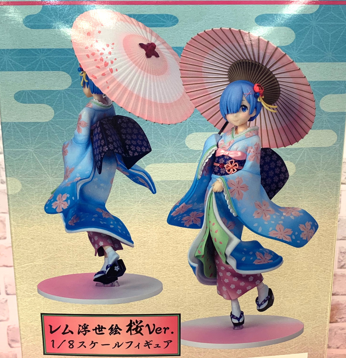 ボークス秋葉原ホビー天国２ ホビー天国1 4f フィギュア Kadokawa レム 浮世絵桜ver 好評販売中 以前発売された浮世絵ver も素敵でしたが 浮世絵桜ver は空色に鮮やかな桜が舞う柄が美しい これからの季節にもぴったりなレムを是非お手元に