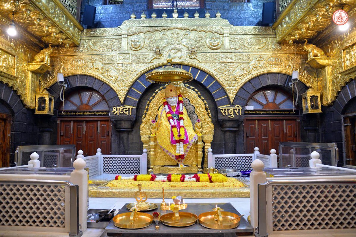 SSSTShirdi's tweet photo. *!! 🕉️ साई राम !!*      
*श्री साईबाबा संस्थान विश्वस्त व्यवस्था,शिर्डी*
 *आरती :- माध्यान्ह आरती*
 *मंगळवार दिनांक ०९ फेब्रुवारी २०२१*                              
 !! 🕉️ Sai Ram !!
*Shri Saibaba Sansthan Trust, Shirdi*
*Aarti* :- *Madhyan Aarti*
*Tuesday 09 February 2021* https://t.co/twtbdb1peB