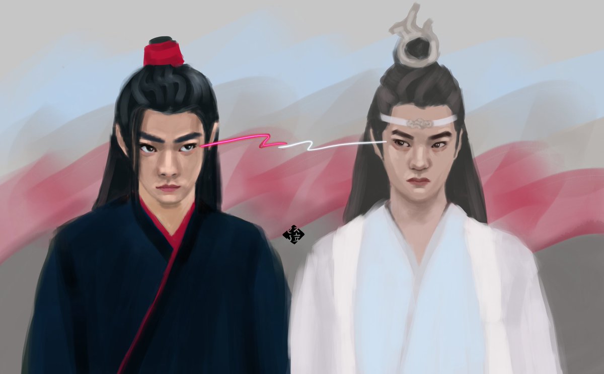 ezopsart's tweet photo. Young master Wei and Lan at age 17 ⚡️
.
.
 #lanwangji #theuntamedfanart #xiaozhan #weiwuxian #theuntamed #wangyibo #lanzhan #modaozushi #샤오잔 #왕이보  #modaozushifanart  #mdzs #魔道祖师 https://t.co/RJQMWWooTi