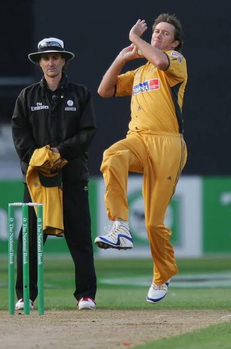  Glenn McGrath bowling bowling jersey number 11 happy birthday boy         