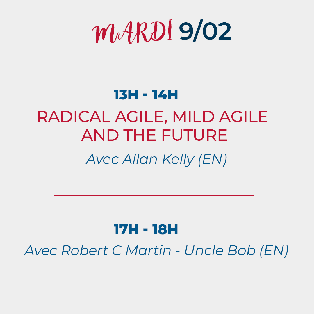 FrugAgile's tweet photo. Seconde journée de #conférence Frug'Agile ! Il y en a pour toutes les disponibilités :)
🇬🇧 Attention 2 sessions en anglais aujourd'hui 🇬🇧

Amusez-vous bien !

Et n'hésitez pas à prendre votre place : https://t.co/RBQ4zpuQL6
(liens de connexion sur le billet) https://t.co/m9jazLwipE