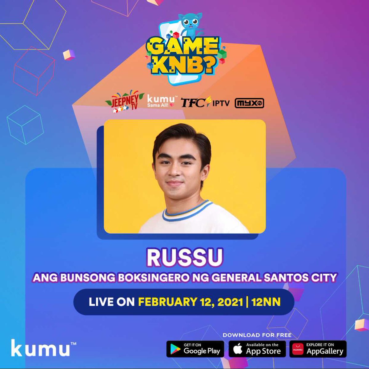 kumuPH's tweet photo. Game na game si Haira at Russu sa mga hamon ni Kuya--game na din sila makipah kumulitan sa inyo sa Game KNB? Sama all on February 10 and 12 sa kumu app! 

Play LIVE
https://t.co/BbvEbkcwWr

#kumuph #kumusocialTv #GameKNB https://t.co/SepA0YOe8y