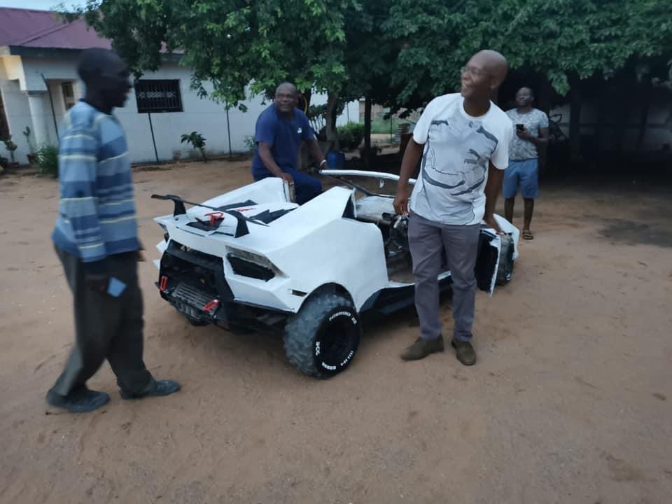AdvoBarryRoux's tweet photo. Mukundi Malovhele designed and built this model car. It is still work in progress but hey, the young man has a future. https://t.co/5CXm6DdE5M