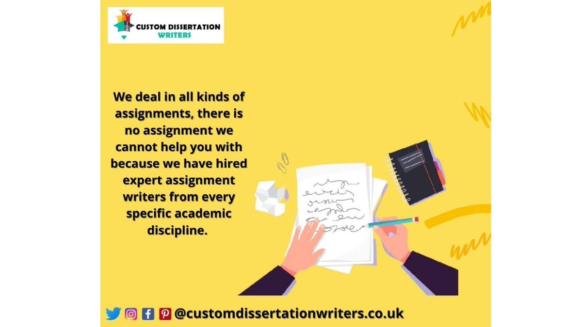 CustomDisserta3's tweet photo. Every student first thinks that what benefits he/she will get from online academic services. Custom dissertation writers makes sure that all clients enjoy the premium features at extremely low prices.
https://t.co/FfChZ9E5c8
#timedelivery #cheaprates #Assignmenthelp #writemyessay https://t.co/UgjBFSHPW0