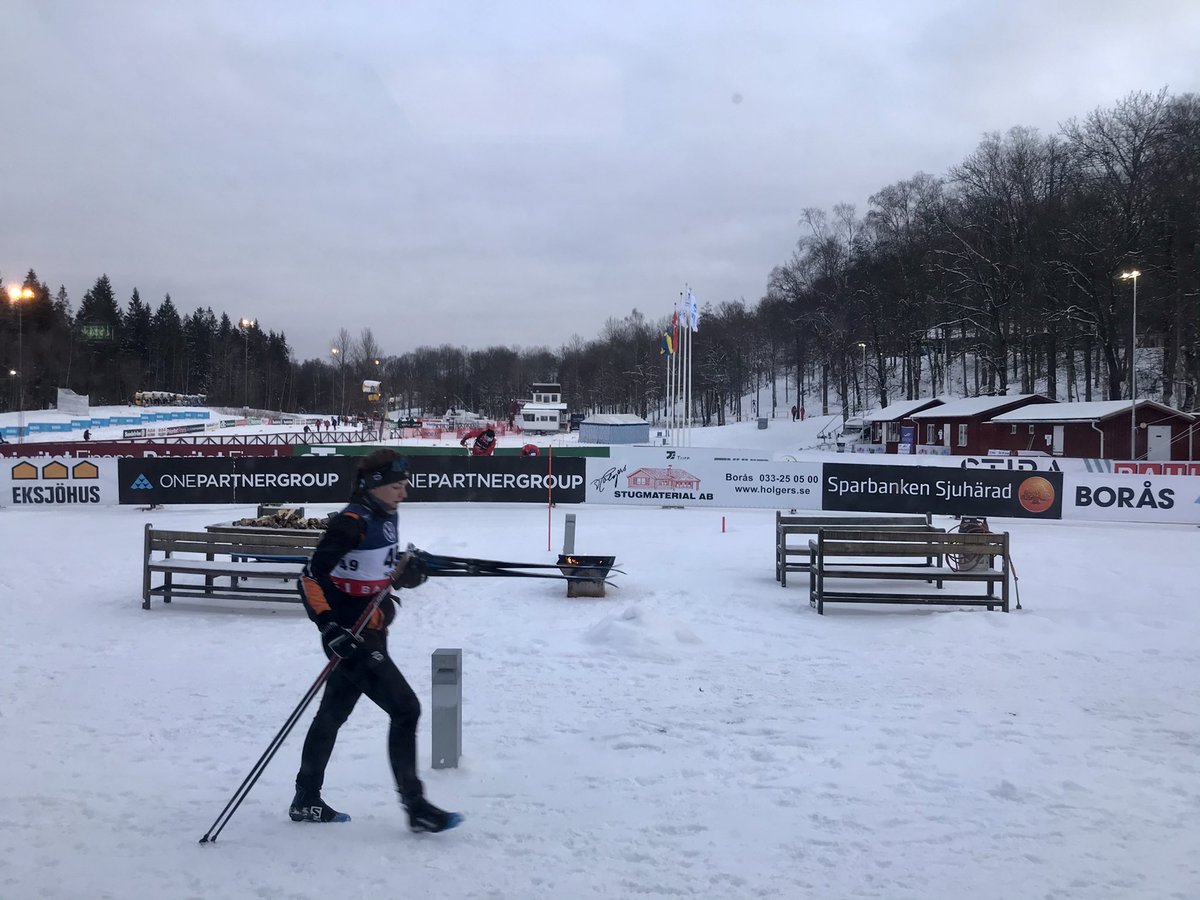 Coronan stoppade @smveckan, men #Borås visar alla tvivlare att det går att arrangera en vintervecka så här långt söder ut. Det är bistert, minus åtta grader och lätt snöfall inför det första SM-loppet. Ni ser det från 08:59 svt.se/sport/langdski… @SkiTeamSweXC @SVTSport