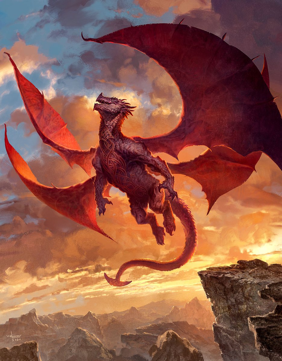 mtg dragon token cards Dragon // Wraith Double-Sided Token [The Lord of the Rings: Tales of M main image 0