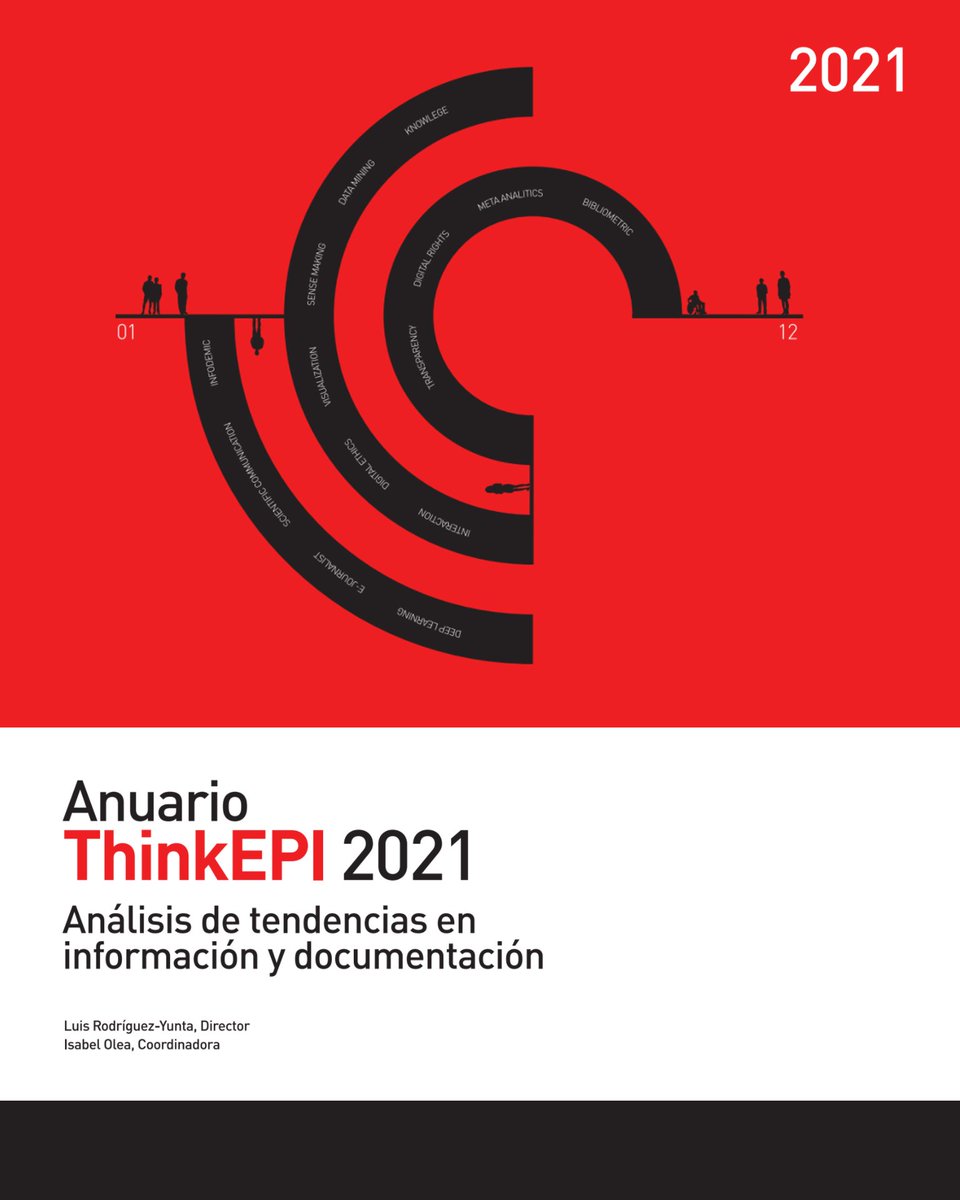 thinkepi's tweet image. Compartimos la portada del nuevo Anuario #ThinkEPI #2021 anunciando el inicio de la divulgación de artículos en su modalidad de publicación continua y en formato digital: Análisis de tendencias en información y documentación. ¡Seguimos! 

▶️ recyt.fecyt.es/index.php/Thin…