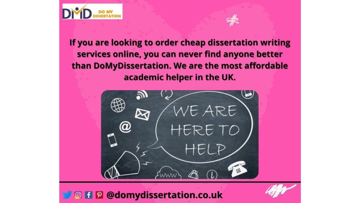 DissertationDo's tweet image. Knowing the importance of time in a student’s life, do my dissertation never gets late. Order us to write my Thesis anytime and get timely delivery.
domydissertation.co.uk
#timedelivery #cheaprates #Assignmenthelp #writemyessay #accuratecontent #discountedrates #freeplagarism