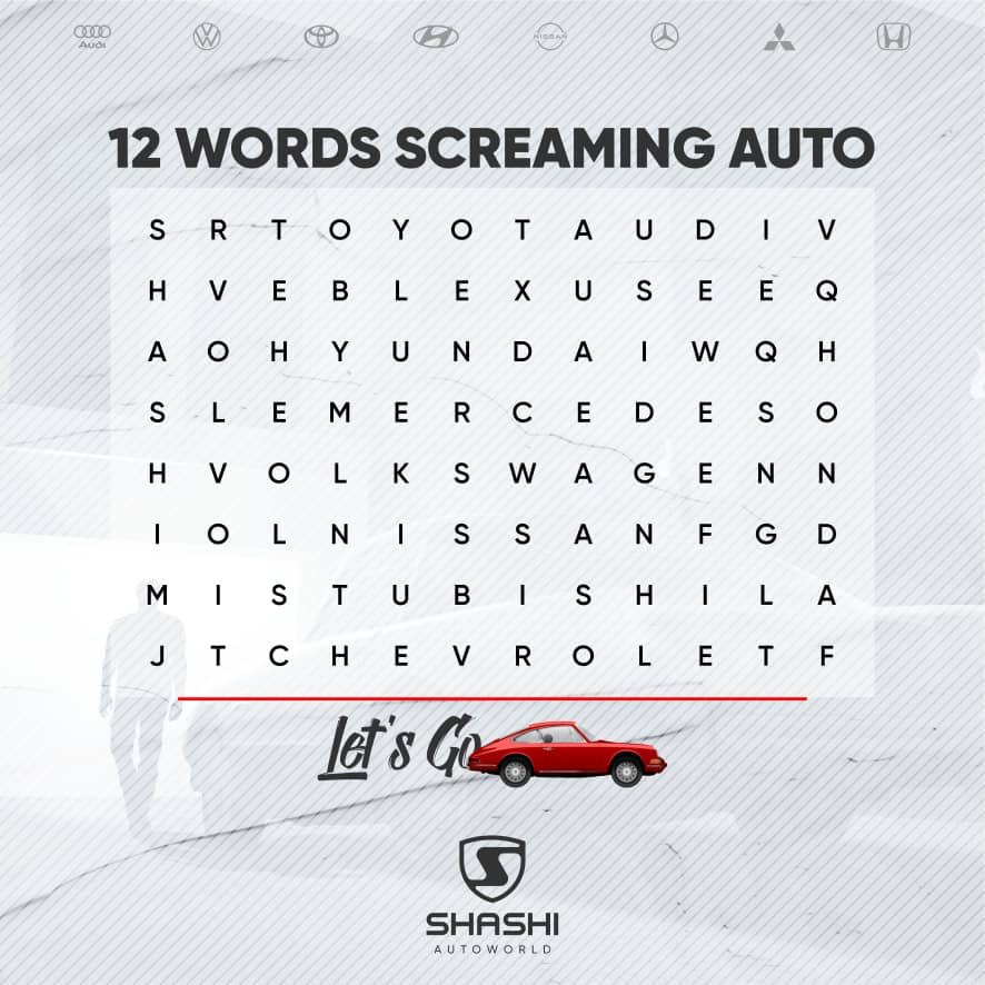 shashiautoworld's tweet photo. Let’s have some fun this morning!
.
Be the first to guess correctly and win a gift from us. T&C apply
.
.
@shashiautoworld
#shashiautos #tuesday #funday #puzzle #shashiautoworld #autocare #autobiz #trustshashi #trogworldonline https://t.co/FyzheJ7DQM