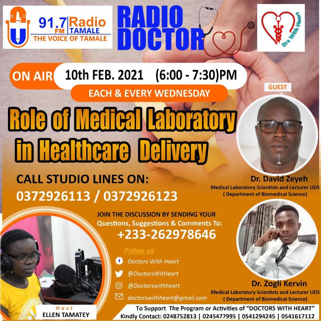 Please phone in with your questions and comments. This Wednesday we shall put the Medical laboratory in the lime light, as well as provide relevant and meaningful education to the general public from the perspective of the laboratory scientist...#Letsdothistogether