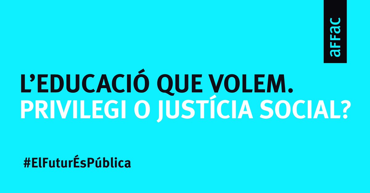 📣 Les famílies catalanes mereixem una escola pública de qualitat

Necessitem:
➕ professionals reconegudes 👩🏾‍🏫
✂️ 𝗡𝗢 𝗥𝗘𝗕𝗔𝗜𝗫𝗔 𝗟𝗔𝗕𝗢𝗥𝗔𝗟
⚖️ Ràtios més baixes
➕ places 🪑
➕ espais verds 🌱

💡 Promeses o realitats? 

 #ElFuturésPública #el3existeix  #bressolenlluita