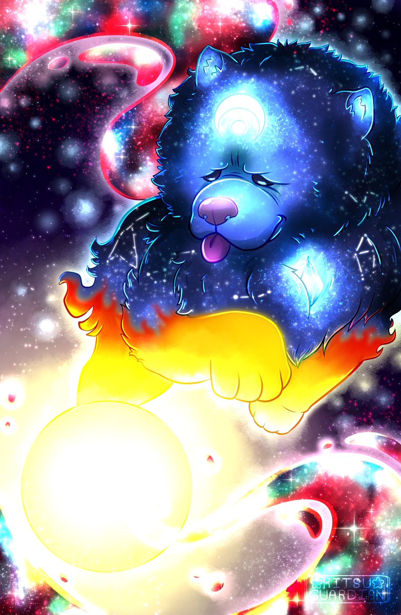 KitsuGuardian's tweet photo. 🌟Bul-Gae🌟
#kitsuguardian #kcsparks #digitalart #illustration #bulgae #space #galaxy #creaturedesign #creaturefeature #dog #chowchow https://t.co/Kdhxq0ZtkN