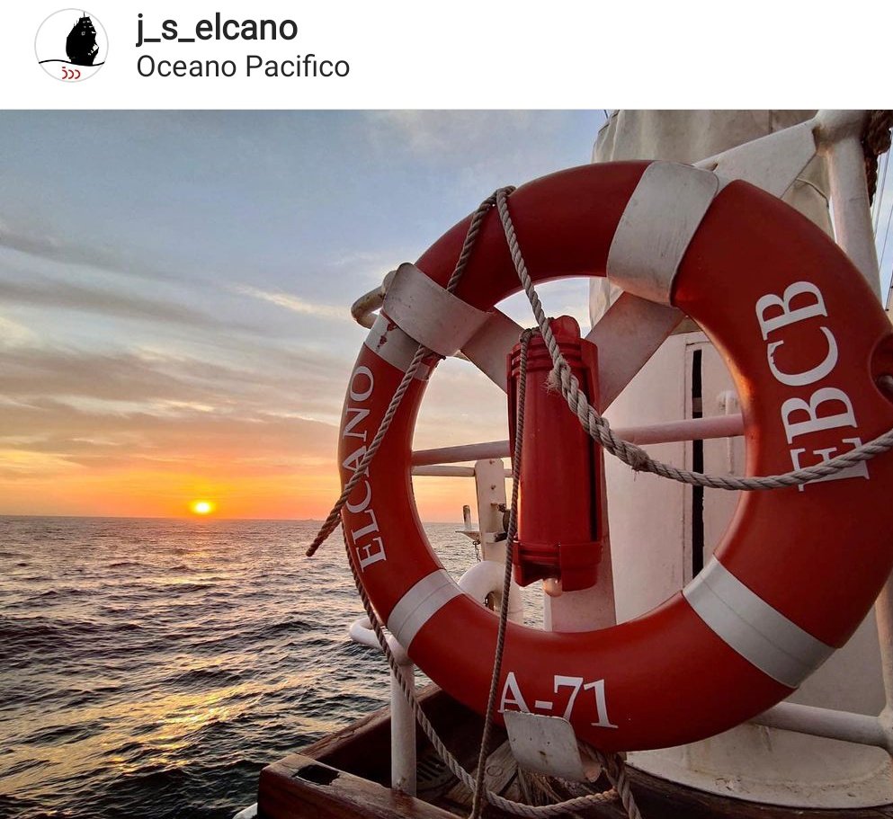 aquisolodepaso's tweet photo. Os traigo esta foto del gigante que han publicado estos días mientras surca el Pacífico para hacer un poco más ameno el martes.
#EBCB es su identificativo de llamada. https://t.co/6hWXpjNl47