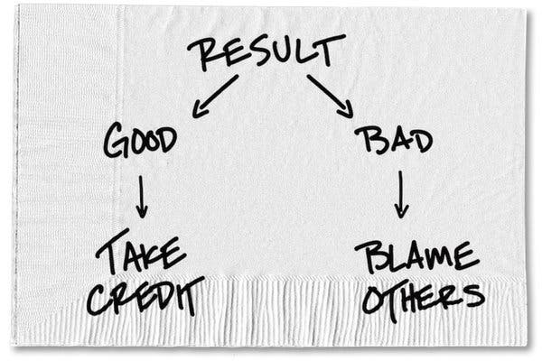 9/ 2. Illusion of ControlIt's when you think you have control over a situation when in fact you do not. When you do not things out of your control into account, you fail to accurately assess risk.