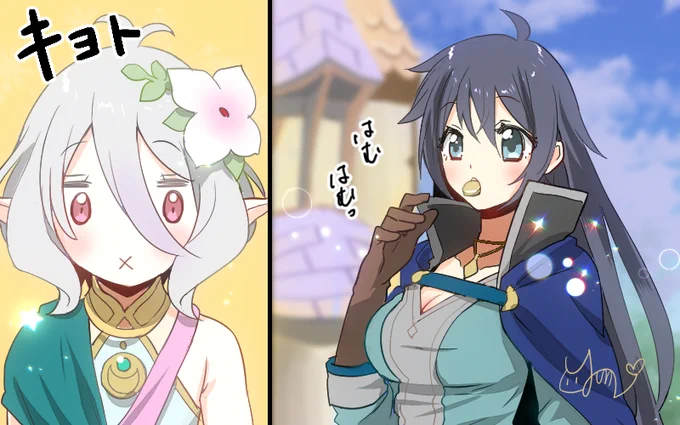 ペンネーム:ゆみねこ
3周年おめでとうございます!主人公が女の子でも、とても楽しいと思います
#プリコネファンアート 