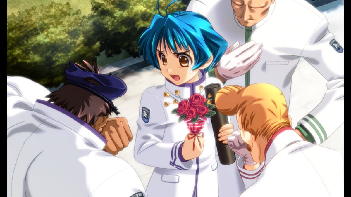Sayngelic's tweet photo. MUV LUV PhotonFlowers
Before the Cherry Blossoms Bloom
#MLPF
-rity because of their lack of experience. Overall decent route tbh. Nothing uncommon in Extra. The entire ending sequence was honestly touching and endearing and I feel Extra Takeru got the development he needed. https://t.co/ttXciToQ56