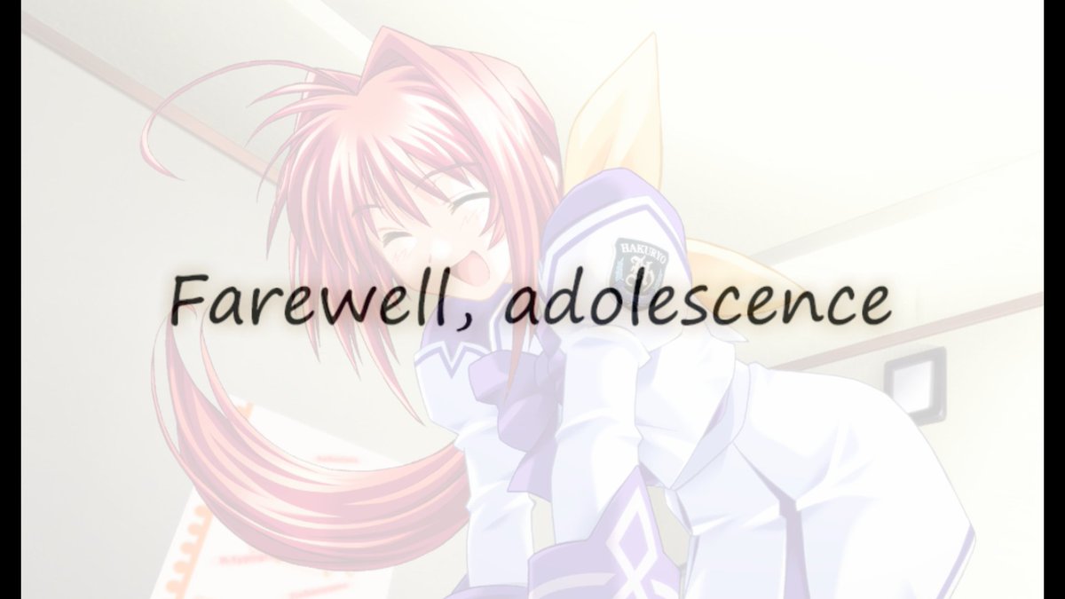 Sayngelic's tweet photo. MUV LUV PhotonFlowers
Before the Cherry Blossoms Bloom
#MLPF
This is the end of my mainline MUV LUV experience.
Only the spinoff series left. My heart. https://t.co/iLEDWHVJq7