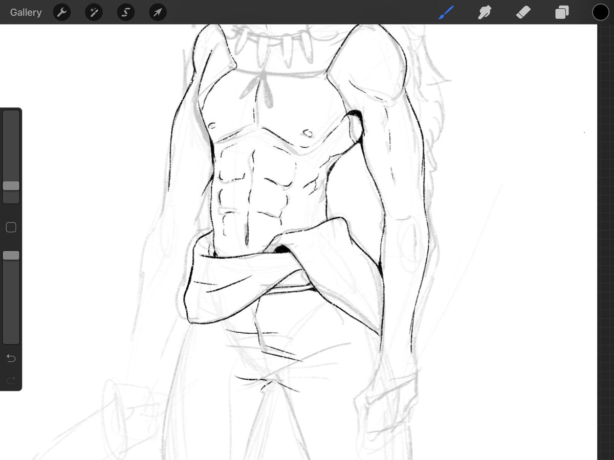 Abs are fun to draw, I ought to draw them more 
