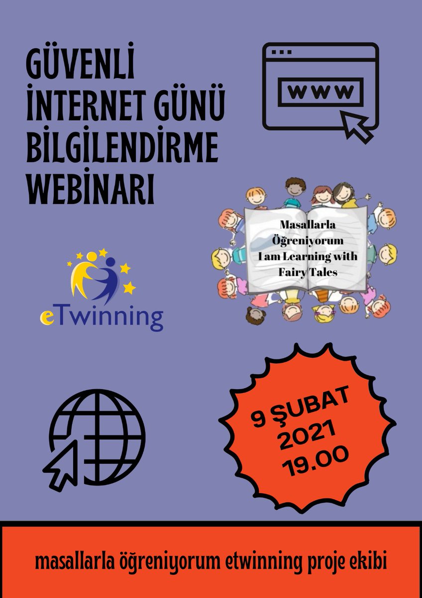Okulumuzda  Tuba Yaşlık hocamla da beraber katıldığımız projemiz Masallarla Öğreniyorum Projesinin bu akşam Güvenli internet günü nedeniyle bilgilendirme toplantısı var.Herkesi bekleriz.<a href="/MusMilliEgitim1/">Muş İl Millî Eğitim Müdürlüğü</a> <a href="/EtwinningMus/">Muş_eTwinning</a> <a href="/eTwinningDestek/">eTwinning Projects Dissemination</a> <a href="/tretwinning/">eTwinning Türkiye</a> <a href="/musmemarge/">muşmemarge</a> <a href="/AnaokuluMus/">Balpeteği Anaokulu Muş</a>
