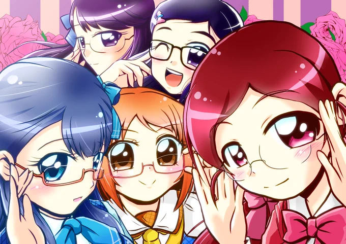 #見た人もなにか無言で眼鏡っ子をあげる #precure 