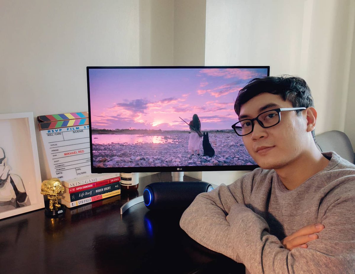MikhailRed's tweet photo. My past films shot in 2k still look great with my new LG 4k UHD Monitor!
Thanks to @lgphilippines for its awesome design - a unified interface and easy set-up for all my film viewing and gaming needs!
#LGmonitors #LifeInDetails #LGAmbassador https://t.co/TgZwkRgke5