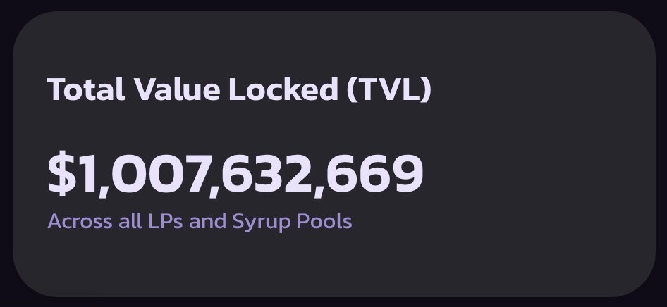 You guys hit $1 Billion USD in TVL!!!!

See how long it takes us to get to $2B.

Lets goooo 🚀🚀🚀🚀

🥞  pancakeswap.finance