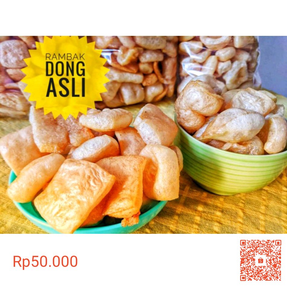 Teman, beli Rambak Dong di Shopee, ya. Cukup belanja 30 ribu, gratis Ongkos Kirim 10 ribu. Kalau beli 250 gram cukup bayar 9.000-10.000 saja. Nggak mahal kok ongkos kirimnya. Klik ya: shopee.co.id/product/470513…