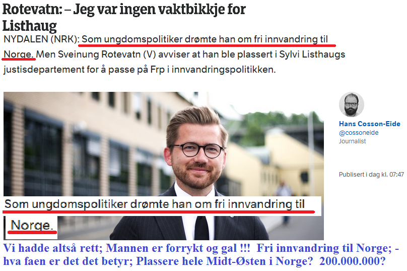 leftiepopulists's tweet photo. https://t.co/ac71W0p8ka
Det er nok mange som føler at NARKOBARONEN RÅTTAVATNE vil forfølge dem til jorden.
Dette svinet som oppfordrer til destruksjon av ungdommer, NARK TIL HELE NASJONEN, er altså UNNTATT straffelovene; men en slibrig tunge blir dømt. @OddleifL @Kripos_NCIS https://t.co/J4abByhMAD