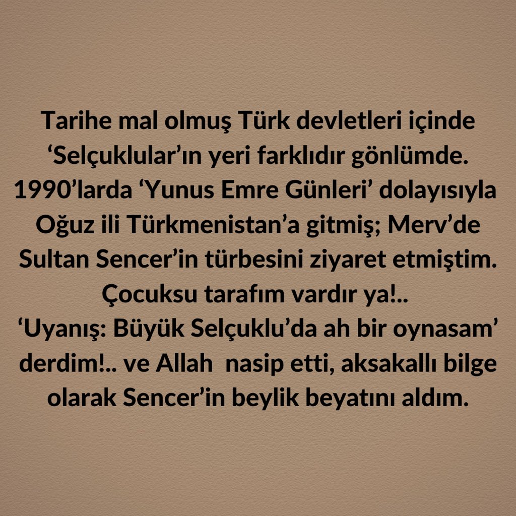 Başta usta oyuncu Ekin Koç olmak üzere setteki arkadaşların tümüyle unutulmaz anılarım oldu.
Bu vesile ile (Artı Film) Emre Konuk beye, Berat yönetmenimize ve yapım-yönetim ekibinden herkese, özellikle de bu imkanı sağlayan menajerim Caner Gül’e kalbî teşekkürlerimi sunuyorum.