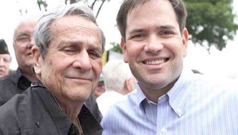 felix rodriguez lives a normal life in miami, playing a large role in the bay of pigs veterans association and the cuban exile diaspora. here he is w marco rubio and in the white house w donald trump back in 2019