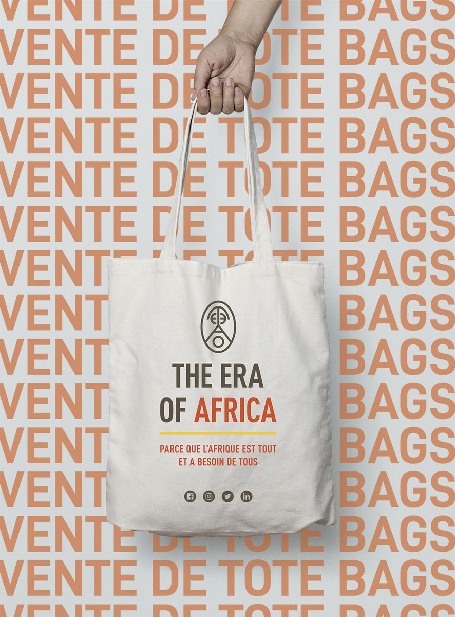 TheEraOfAfrica's tweet photo. 📣 Il nous reste encore quelques tote bags #TEOA !

Soutenez-nous et notre projet "Light Up Burkina" en commandant votre tote bag The Era of Africa !

👉 https://t.co/eOyYGM7GpY

Merci ! 🌍

🔴 Attention, livraison en France métropolitaine seulement https://t.co/cIdx4JxEuA