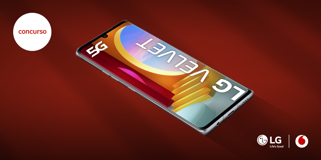 tienesqueverlo's tweet photo. #CONCURSO ¡Sorteamos un smartphone #LGVELVET5G! Vayas donde vayas, llévate tus series favoritas 🎬 en pantalla OLED panorámica 📺, sonido envolvente 🔊 y a velocidad 5G 🚀. 
Para participar:
1. Sigue a @tienesqueverlo y a @lgespana.
2. Haz RT a este tuit. https://t.co/Xw7unPOLOY