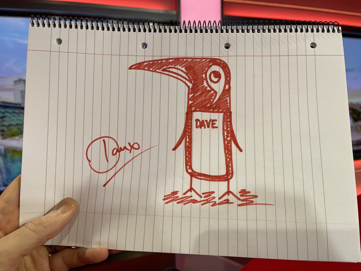 BBCBreakfast's tweet photo. Check out @louiseminchin, @mrdanwalker and @NinaWarhurst's attempt on #BBCBreakfast 🐧🐧🐧

What do you think? Can you do better? #BBCLockdownLife ✍️ https://t.co/fhrrCu1nws