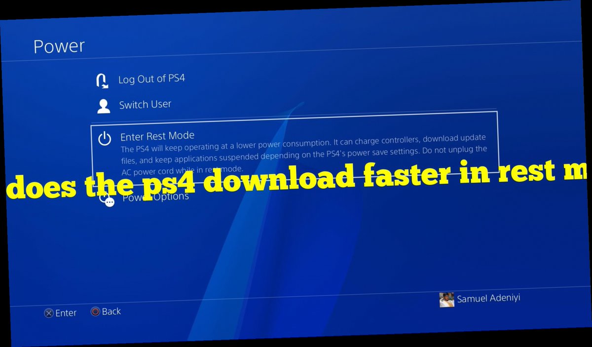 Is Downloading Faster In Rest Mode Ps4 Twitter