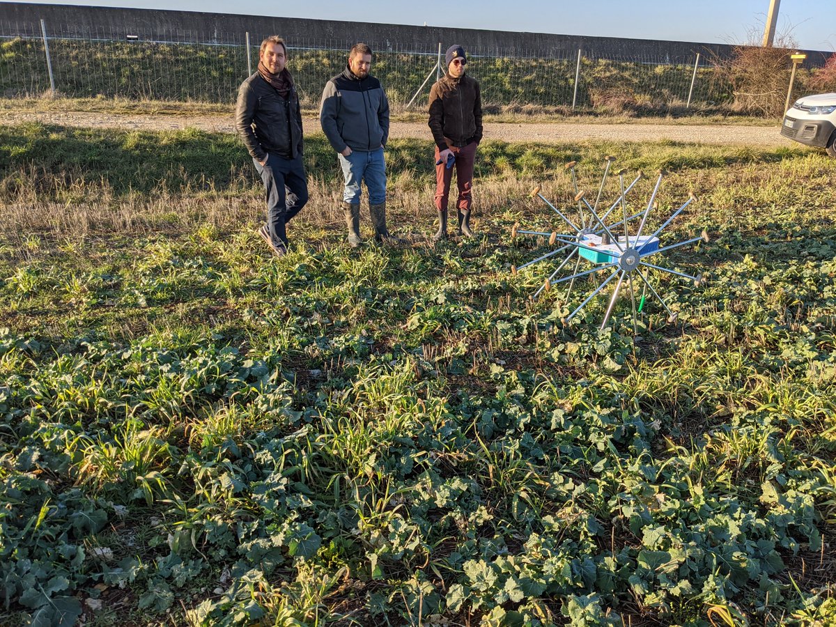 Meropy_Robotic's tweet photo. Nous étions le mois dernier en démo chez @DijonCereales , ici sur #colzas en semis direct. Sol gelé et T° négatives.
#agtech #agrobot #agriculturedeprecision #SentiV #scouting https://t.co/DeGFpbAfG4