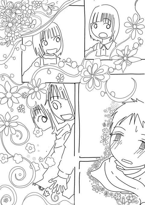 ちゃんと普通のマンガも描いてます 
