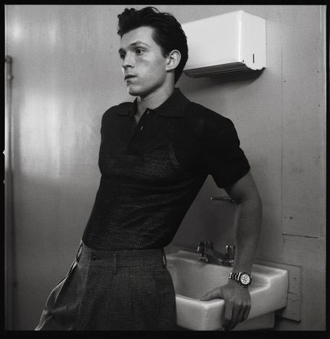 tom holland photographed for esquire: a necessary thread