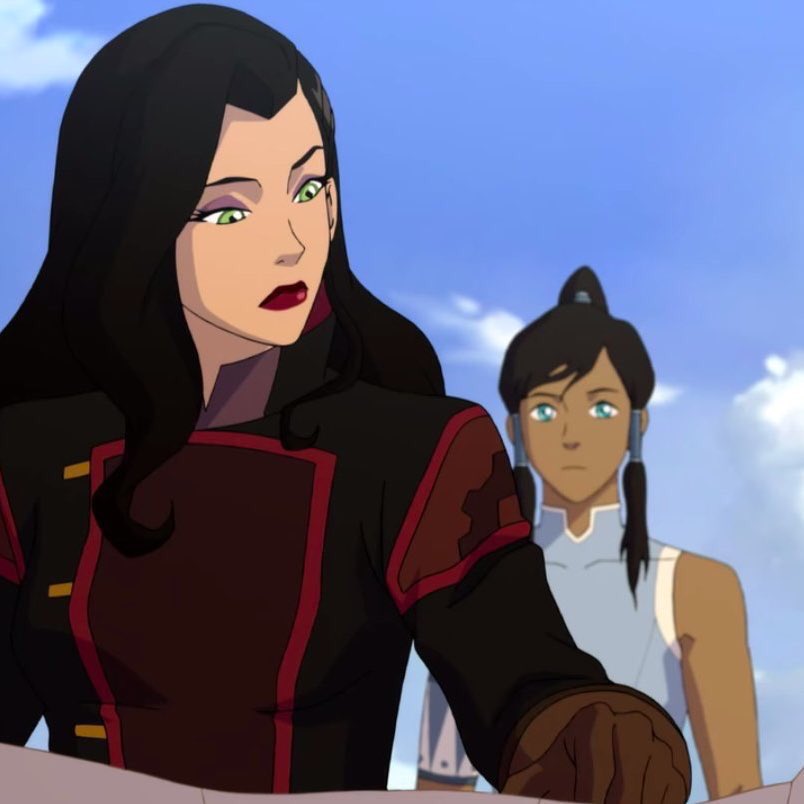 korrasami19's tweet photo. Korra admiring her brilliant girlfriend https://t.co/acJzGkq5Gq
